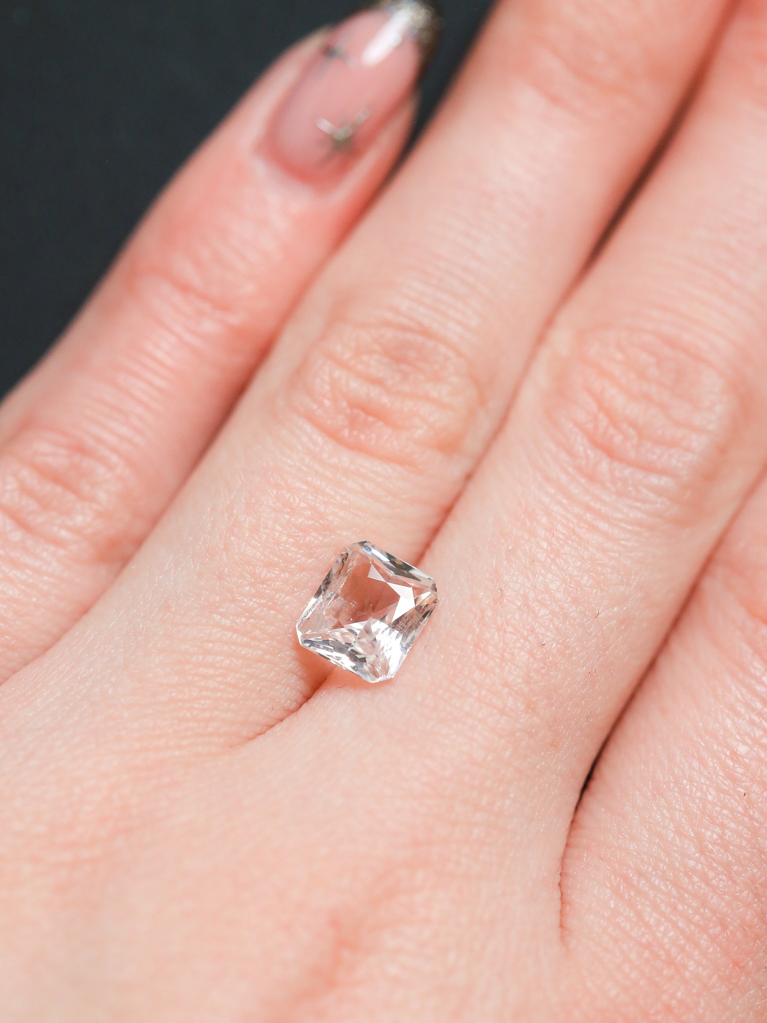 "LOXI" - GIA-CERTIFIED OCTAGONAL BRILLIANT CUT PINK SAPPHIRE-7