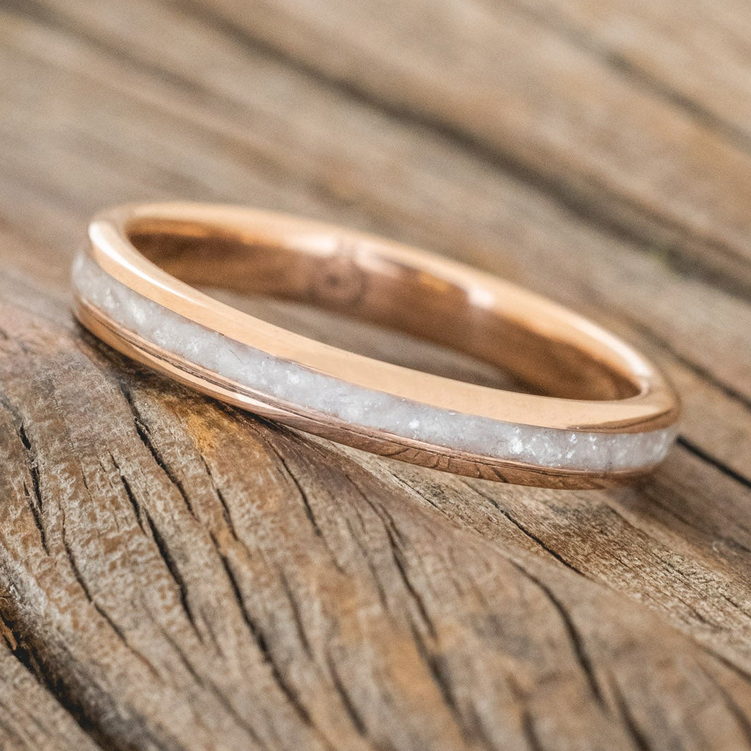 "ETERNA" - DIAMOND DUST STACKING BAND-11