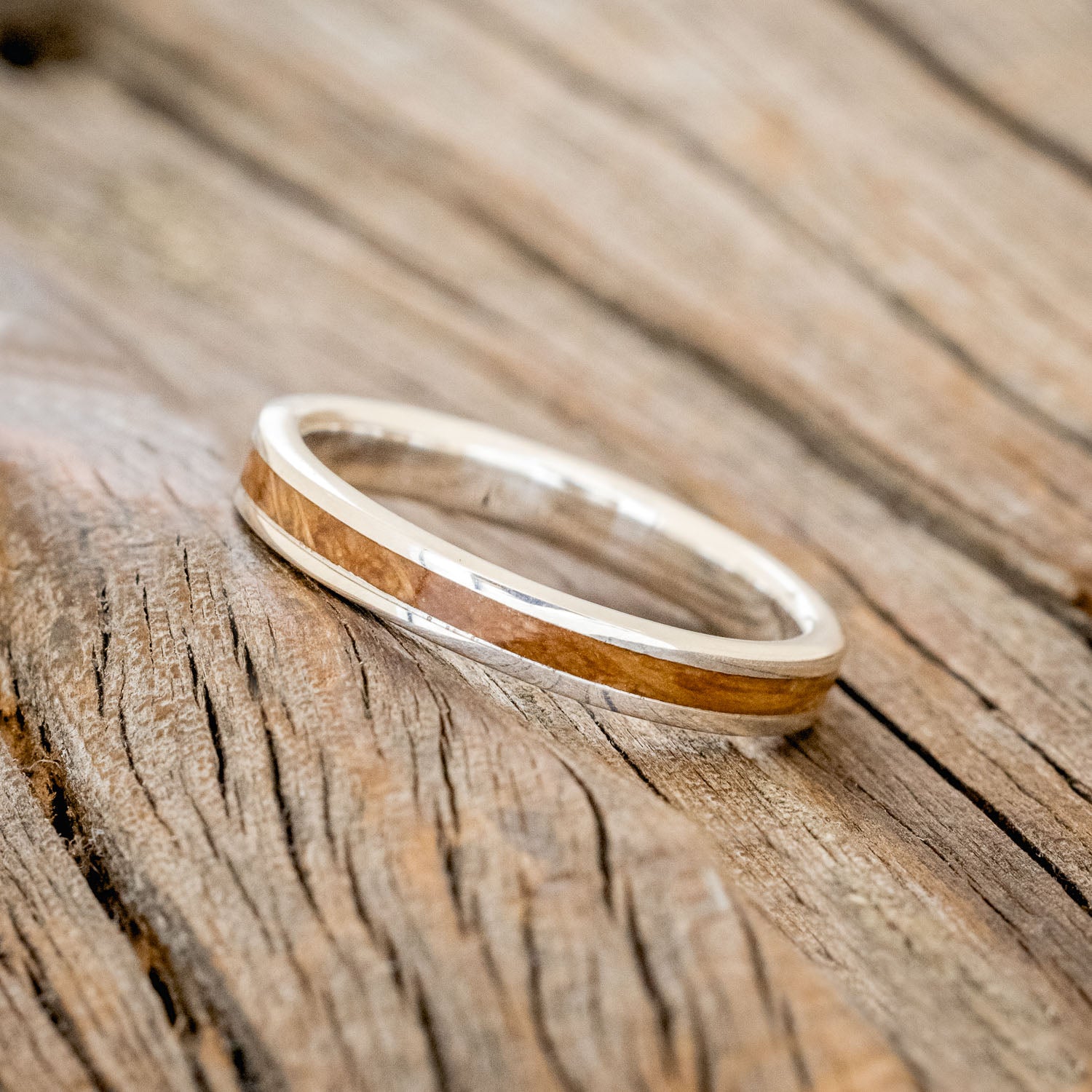 "ETERNA" - WHISKEY BARREL OAK STACKING BAND-10