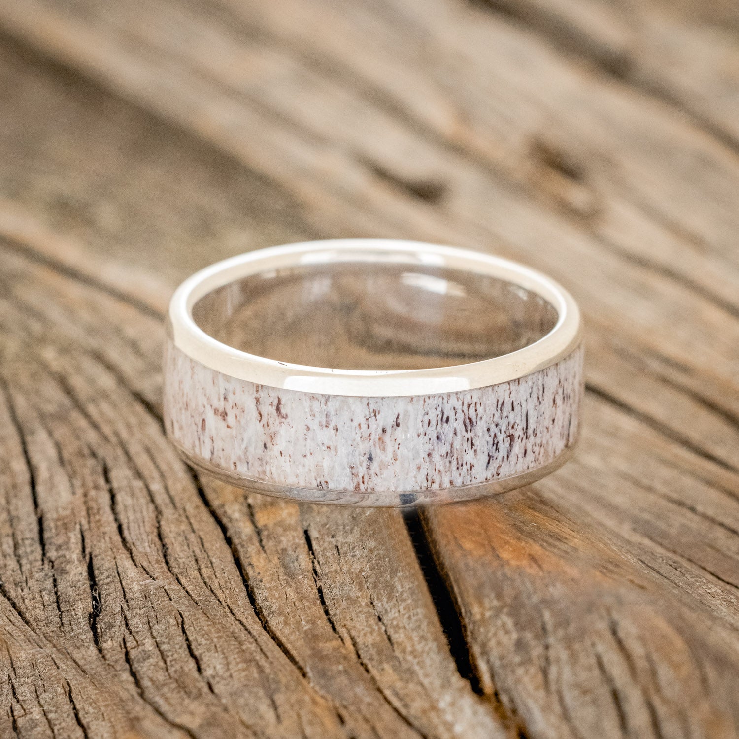 "RAINIER" - ANTLER WEDDING BAND-19