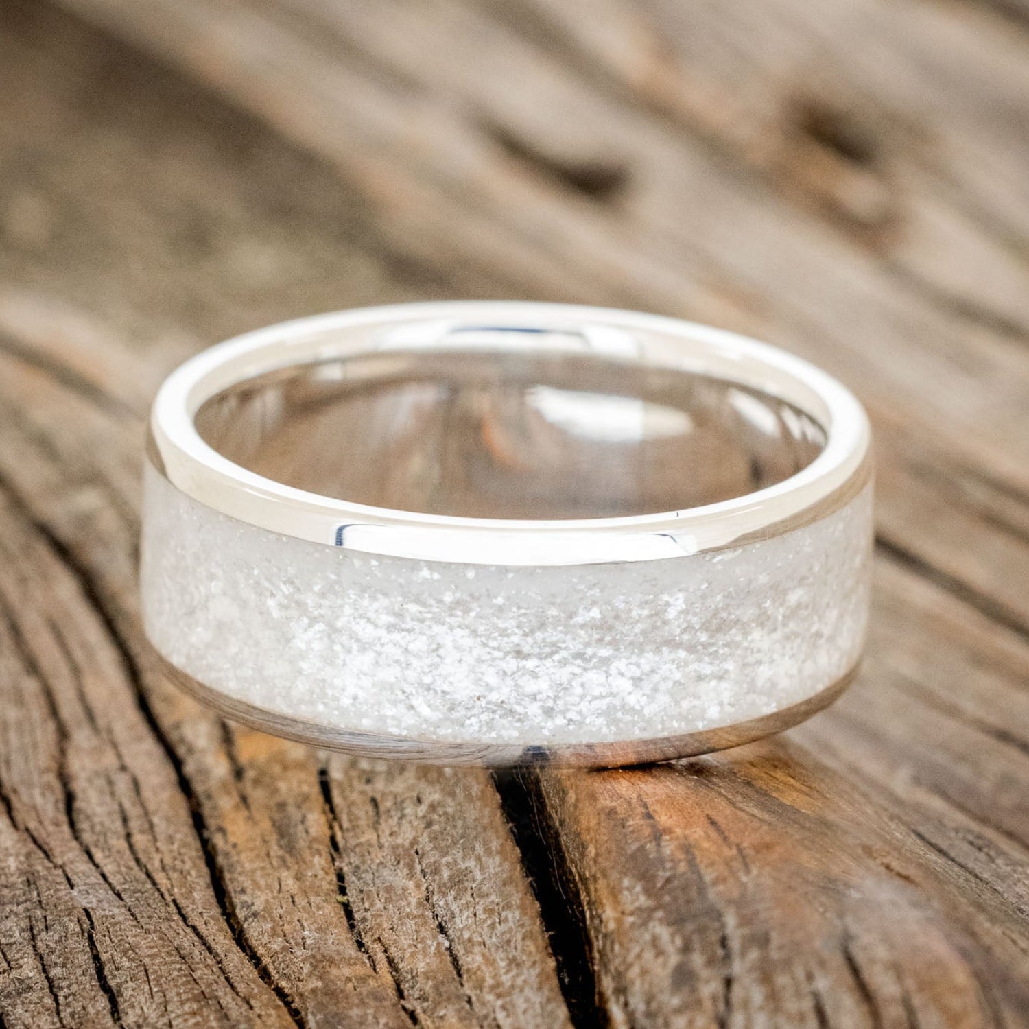 "RAINIER" - DIAMOND DUST WEDDING RING-15