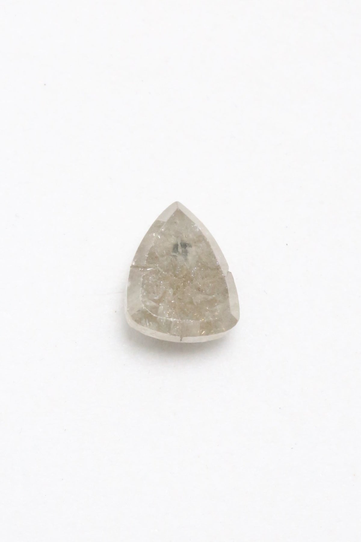 3.02ct 10.12 x 7.93 x 4.09mm DOUBLE CUT PEAR SALT & PEPPER DIAMOND-2