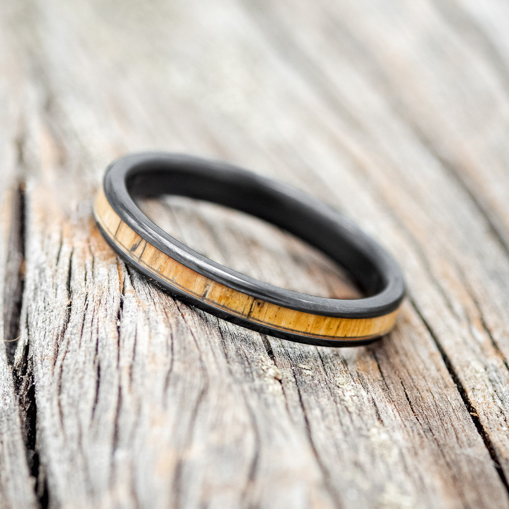 "VERTIGO" - MATCHING SPALTED MAPLE WEDDING BANDS-12