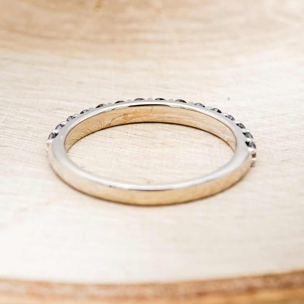 BLACK DIAMONDS STACKING BAND IN 14K GOLD-5