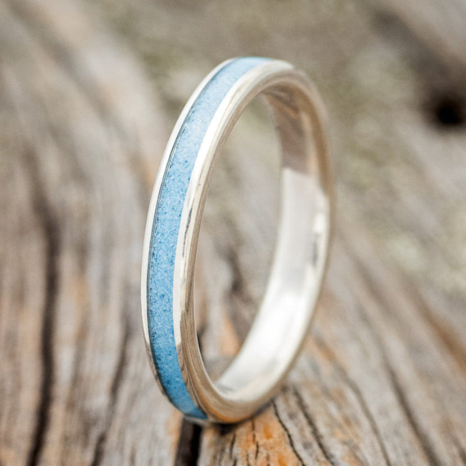 "ETERNA" - TURQUOISE STACKING BAND-8