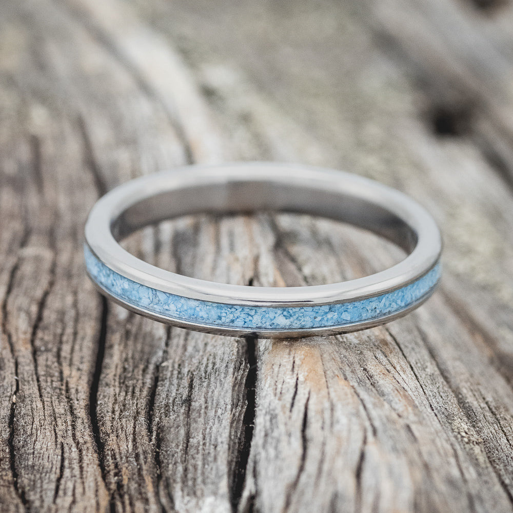 "ETERNA" - TURQUOISE STACKING BAND-4