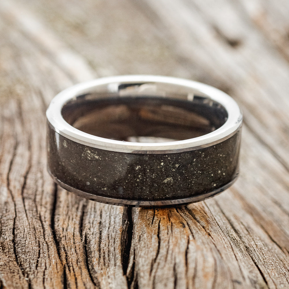 "RAINIER" - PYRITE WEDDING RING-6