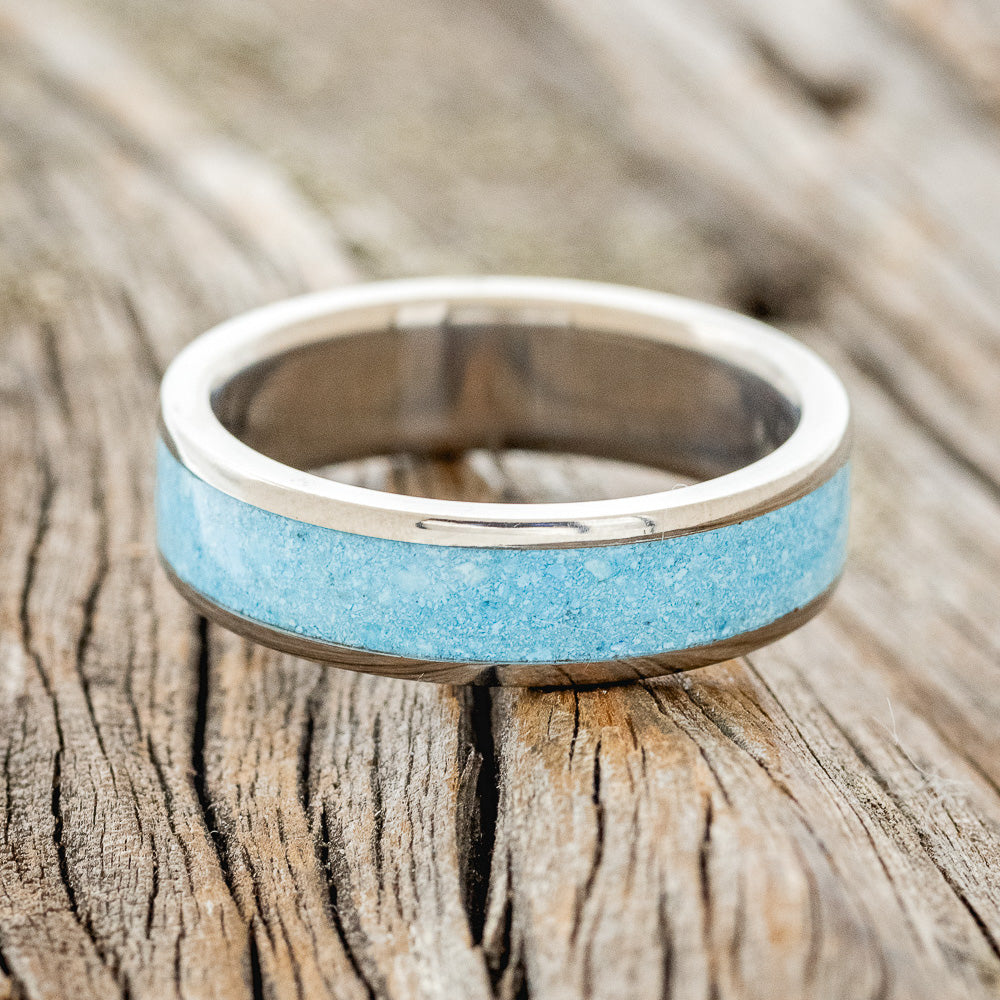 "RAINIER" - TURQUOISE WEDDING BAND-3