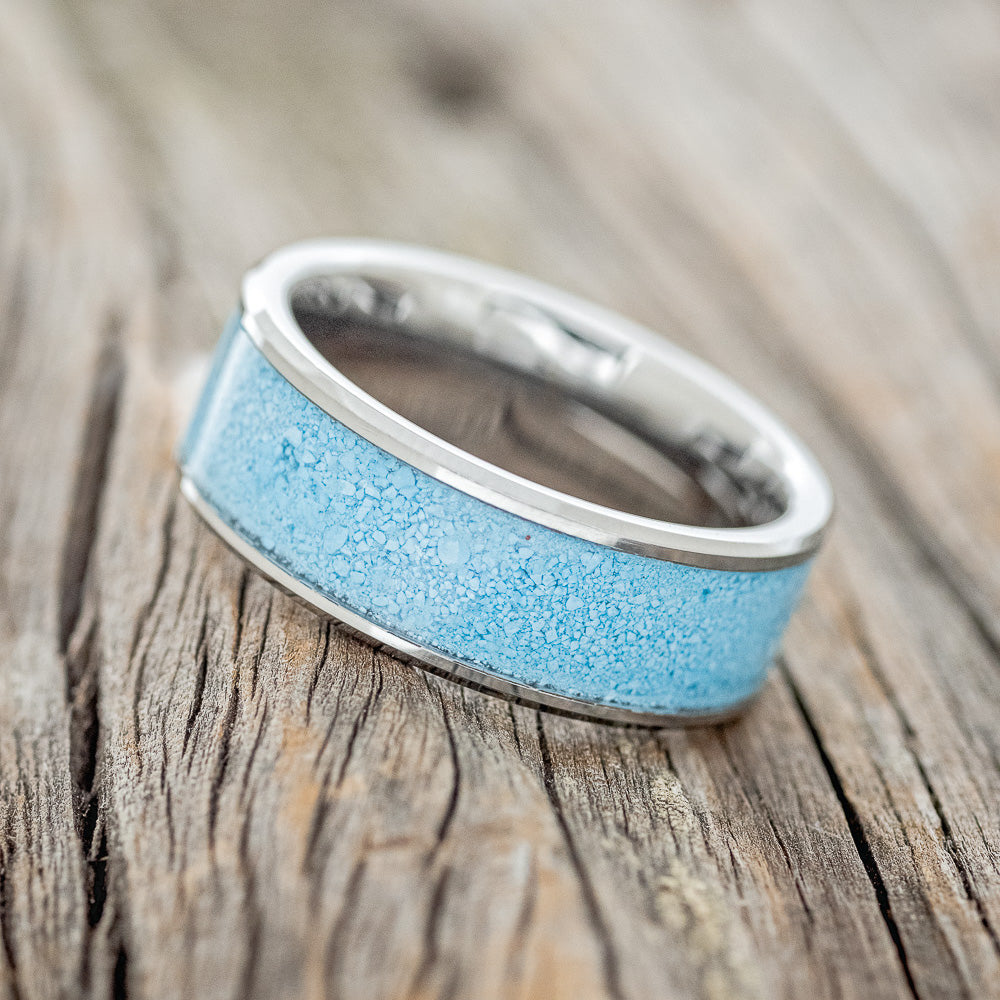 "RAINIER" - TURQUOISE WEDDING BAND-5