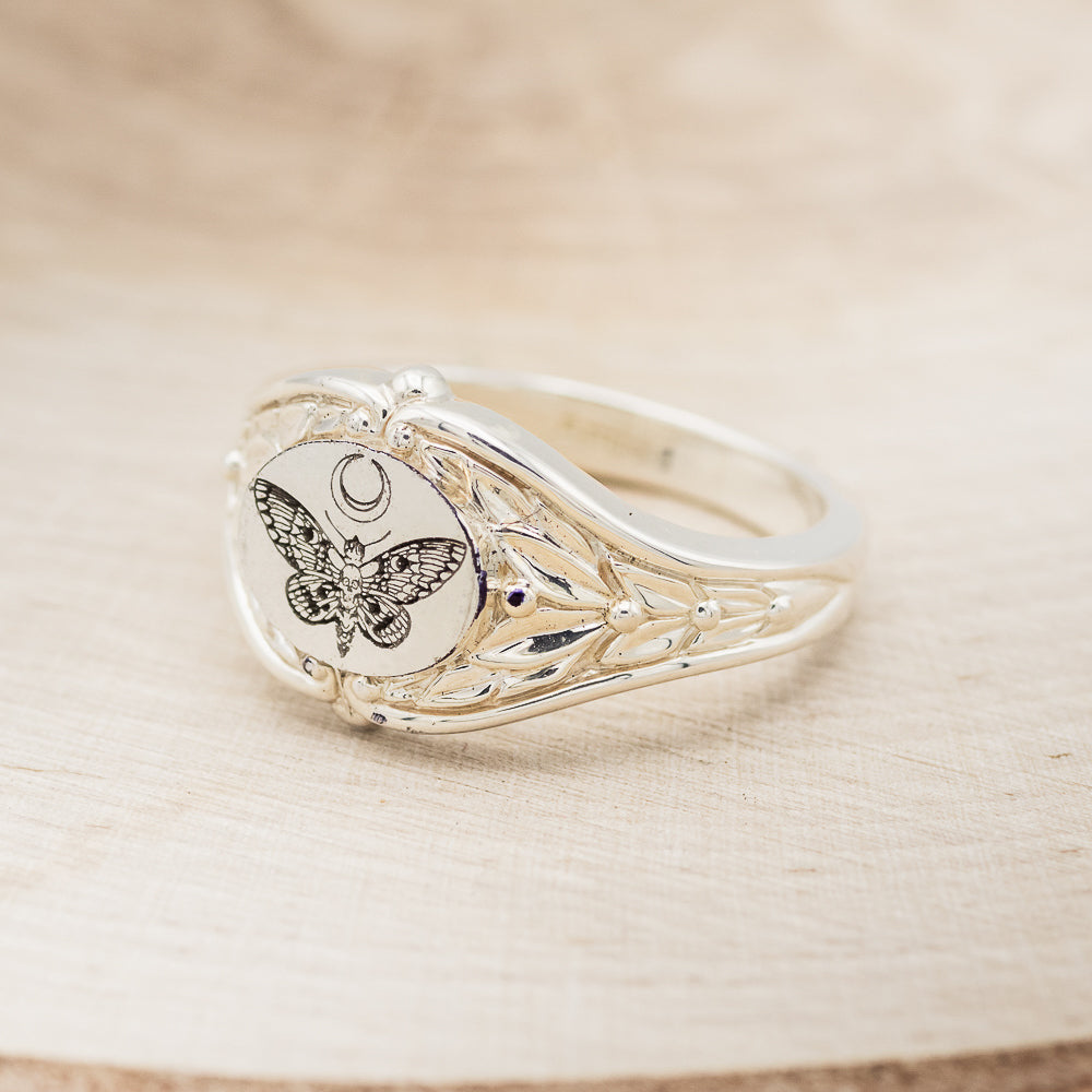 "ZERA" - CUSTOM ENGRAVED SIGNET RING-3
