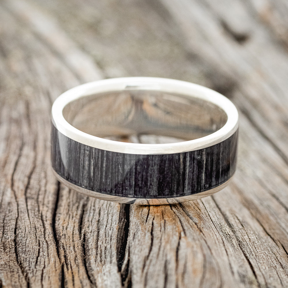 "RAINIER" - GREY BIRCH WOOD WEDDING BAND-6
