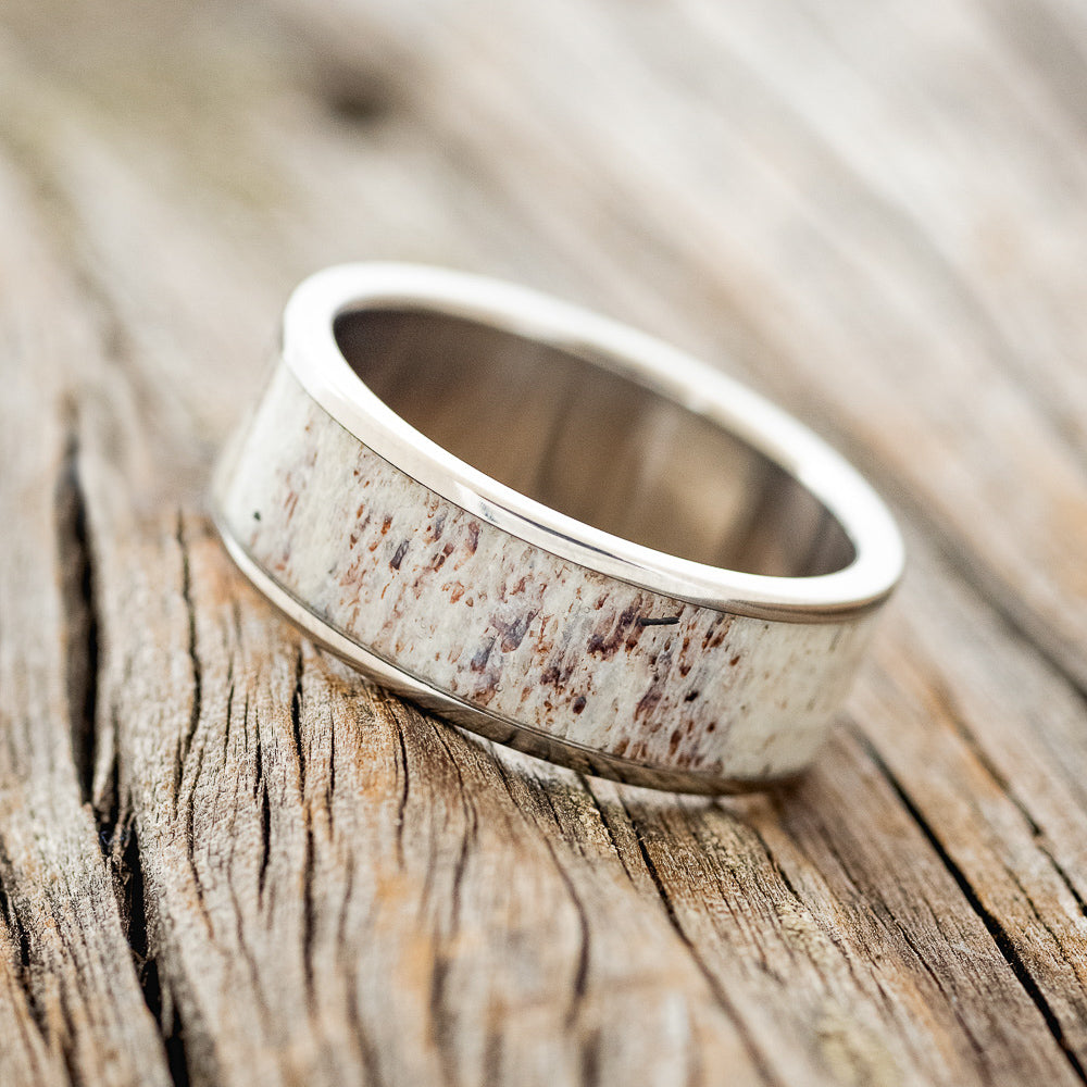 "RAINIER" - ANTLER WEDDING BAND-12