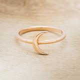 "DAY DREAM" - SOLID CRESCENT MOON STACKING BAND