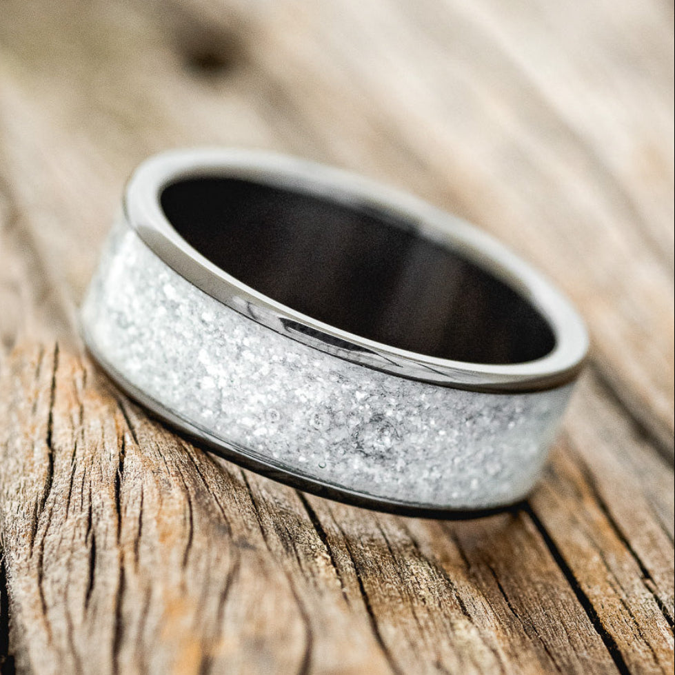 "RAINIER" - DIAMOND DUST WEDDING RING-8
