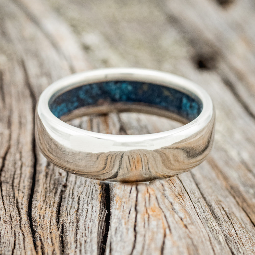 PATINA COPPER LINED WEDDING BAND-5
