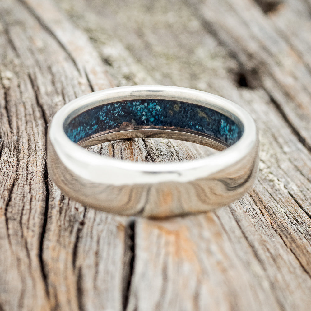 PATINA COPPER LINED WEDDING BAND-6