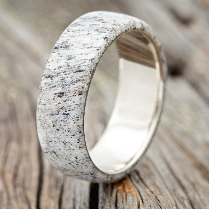 "HAVEN" - ANTLER WEDDING BAND-11