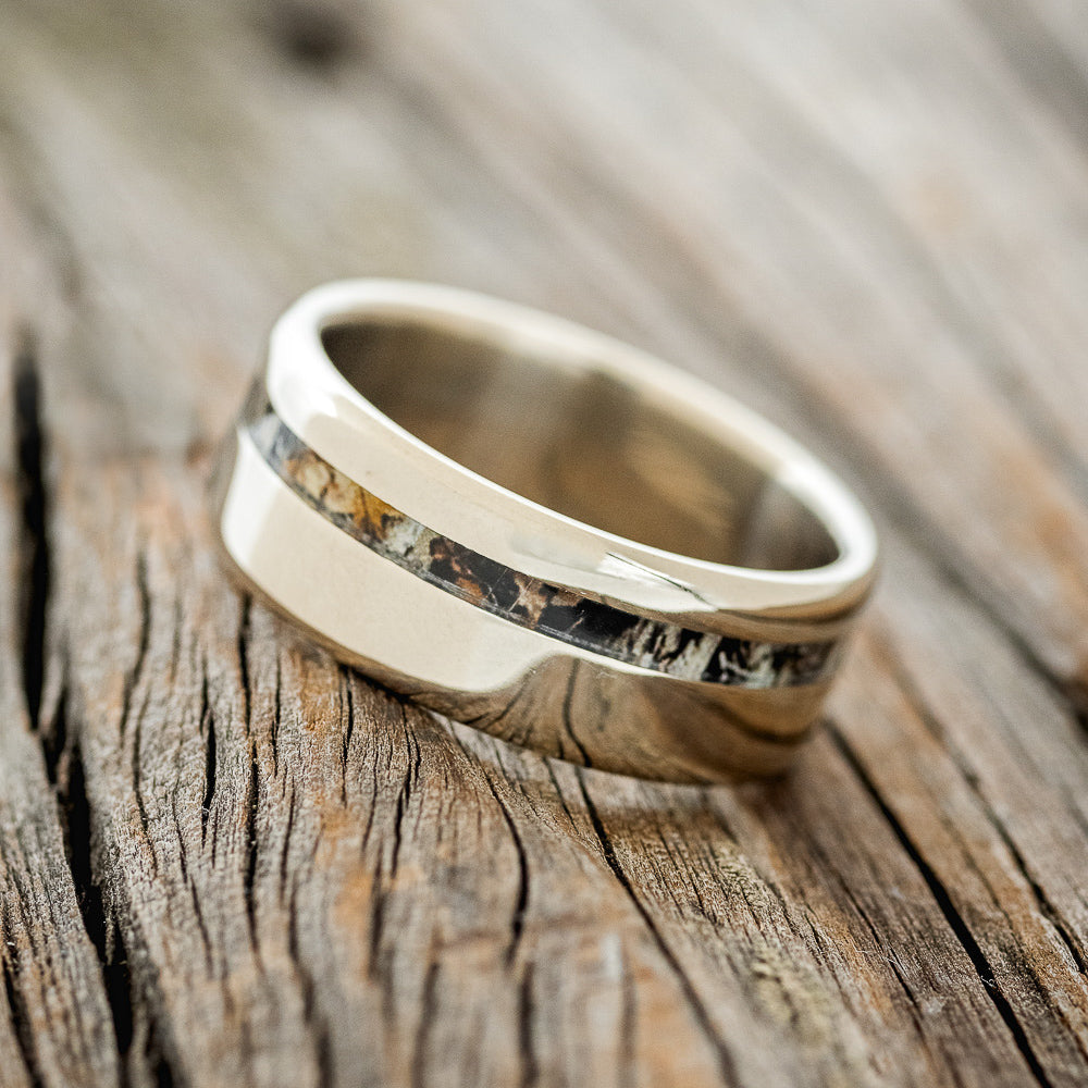 "VERTIGO" - CAMO WEDDING RING FEATURING A 14K GOLD BAND-2