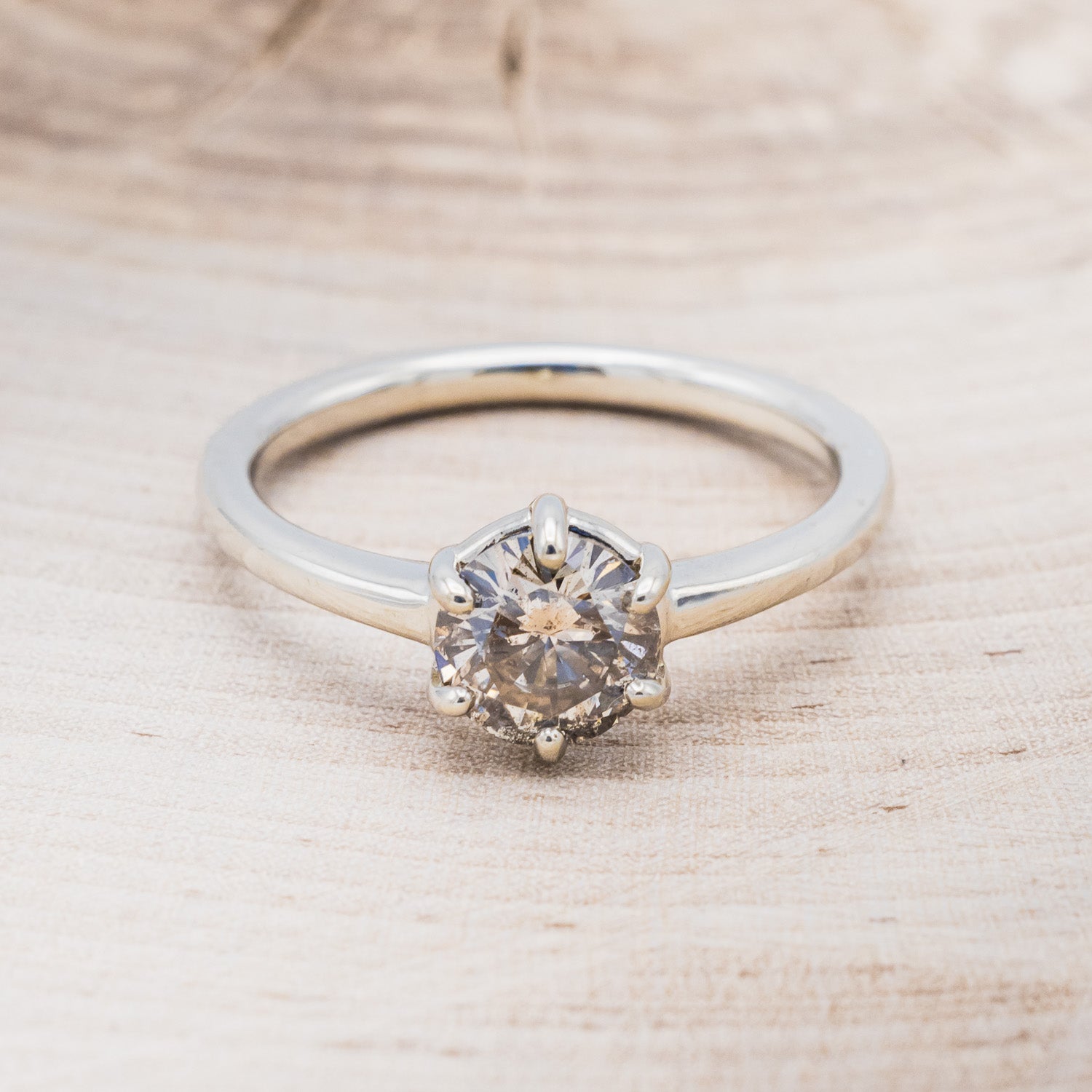 CLADDAGH BRIDAL SUITE - SOLITAIRE ENGAGEMENT RING WITH DIAMOND ACCENT TRACER & CLADDAGH TRACER - MOUNTING ONLY - SELECT YOUR OWN STONE-9