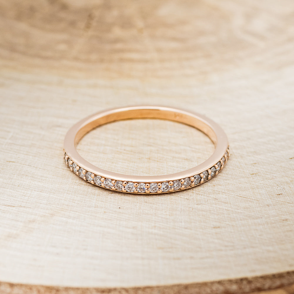 "STELLA" - DIAMOND STACKING WEDDING BAND-2