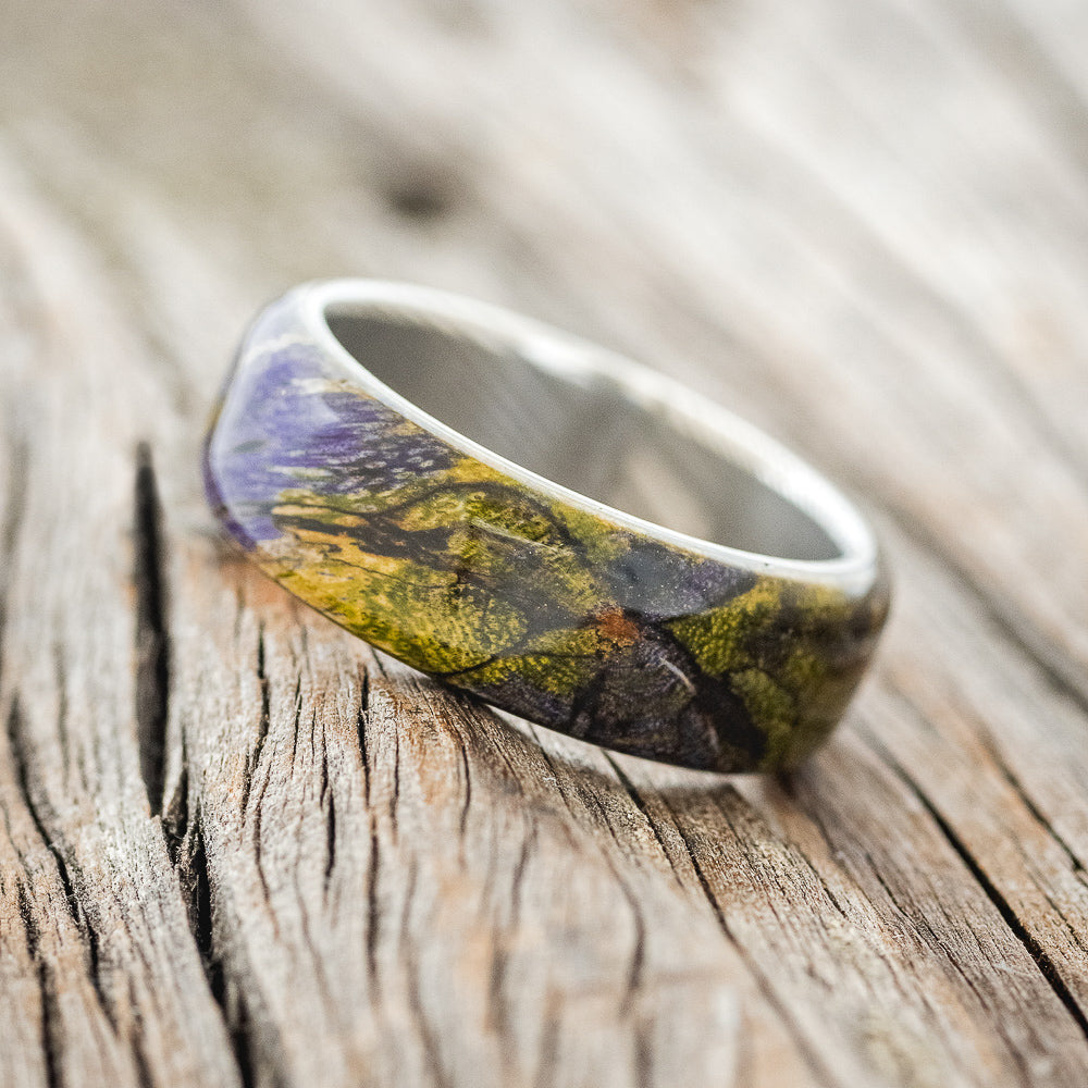 "HAVEN" - JOKER SPALTED MAPLE WEDDING RING-2