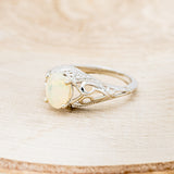 "RELICA" - OVAL WELO OPAL ENGAGEMENT RING WITH DIAMOND ACCENTS