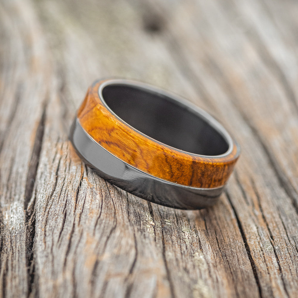 "LEDGER" - IRONWOOD WEDDING BAND-8