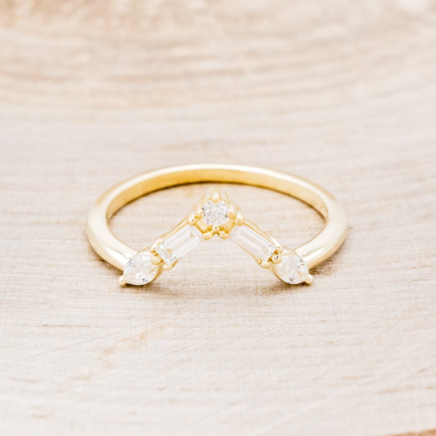 "TREVA" - OVAL MOISSANITE ENGAGEMENT RING WITH DIAMOND ACCENTS & "MELODY" TRACER-15