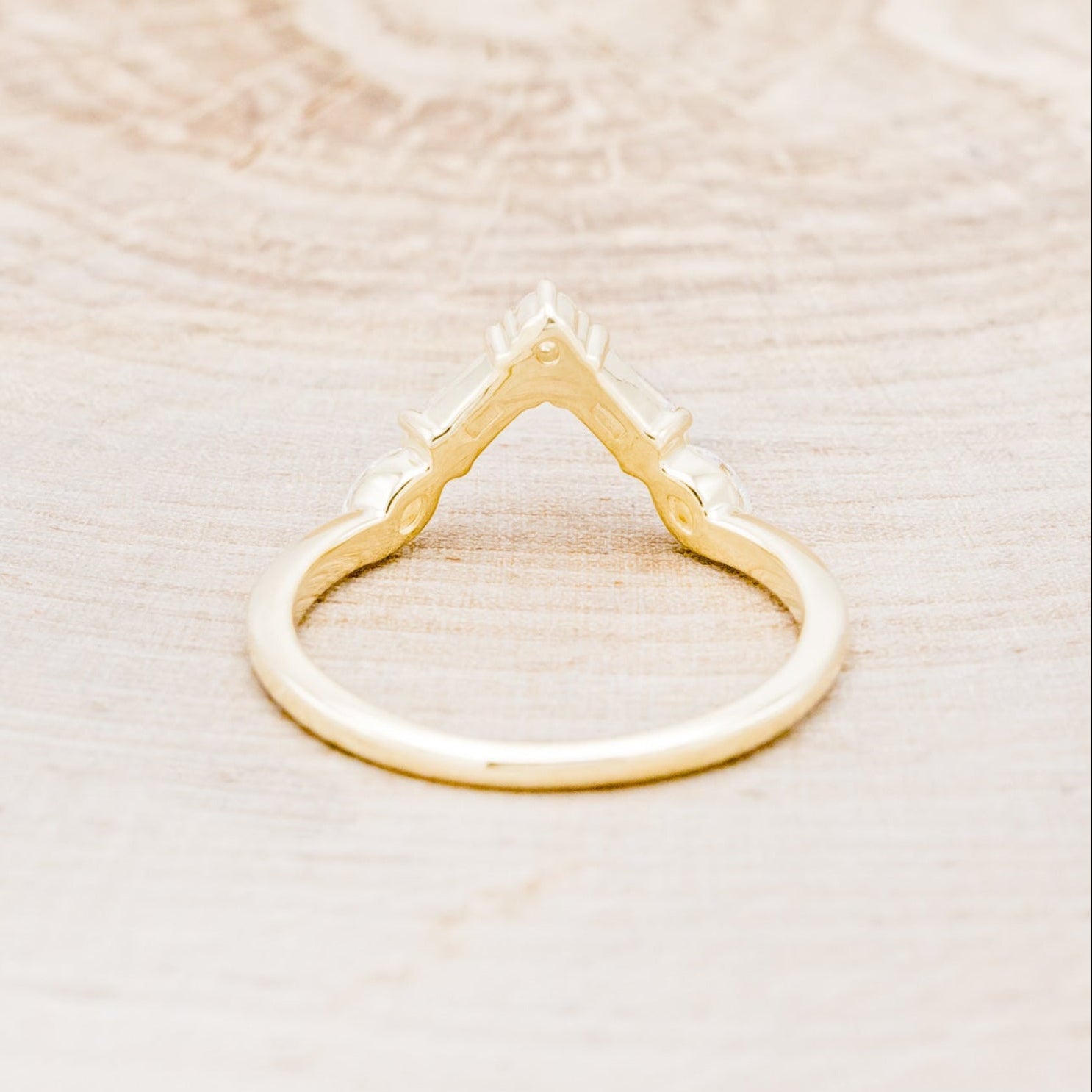 "TREVA" - OVAL MOISSANITE ENGAGEMENT RING WITH DIAMOND ACCENTS & "MELODY" TRACER-17