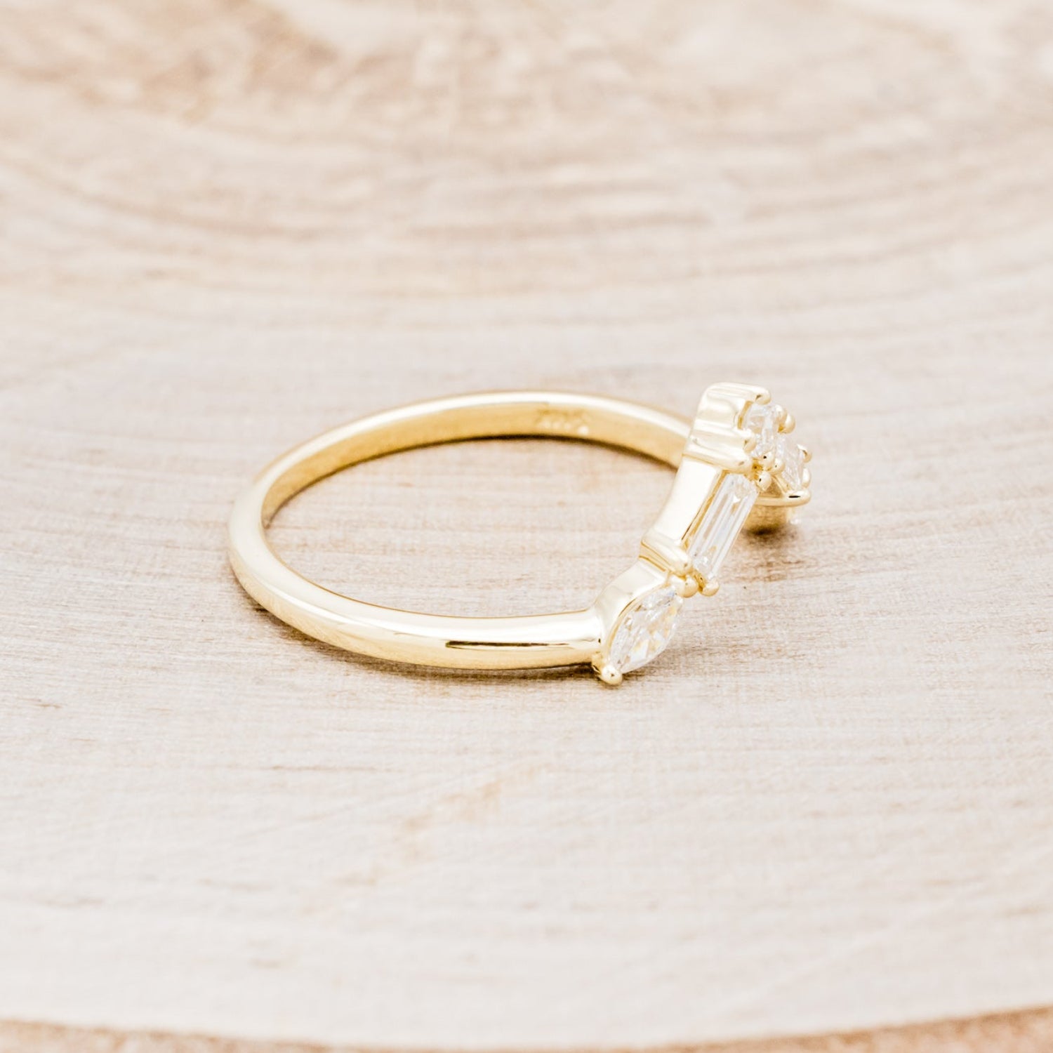 "TREVA" - OVAL MOISSANITE ENGAGEMENT RING WITH DIAMOND ACCENTS & "MELODY" TRACER-13