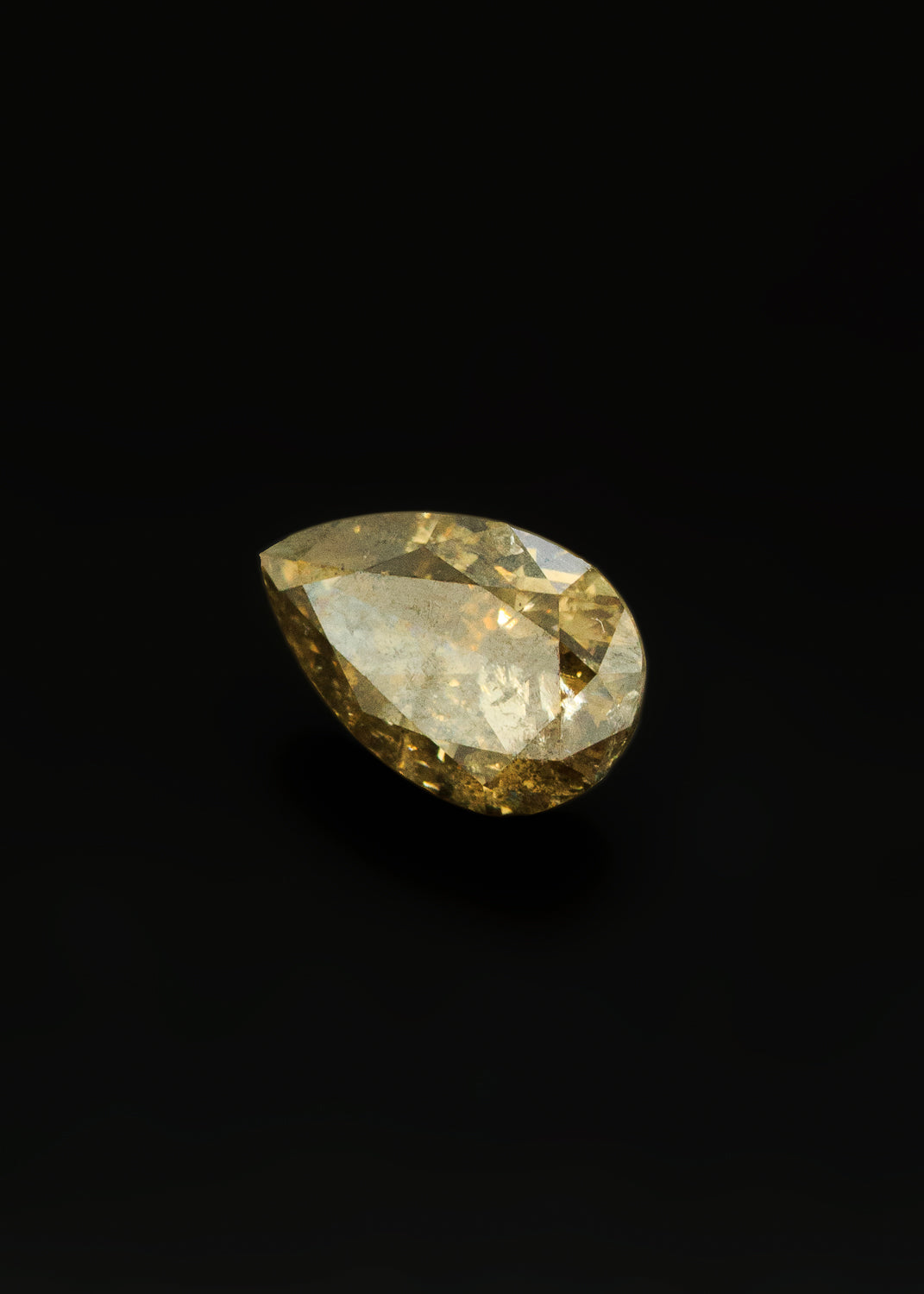 "DUCHESS" PEAR SHAPED CHAMPAGNE DIAMOND-5