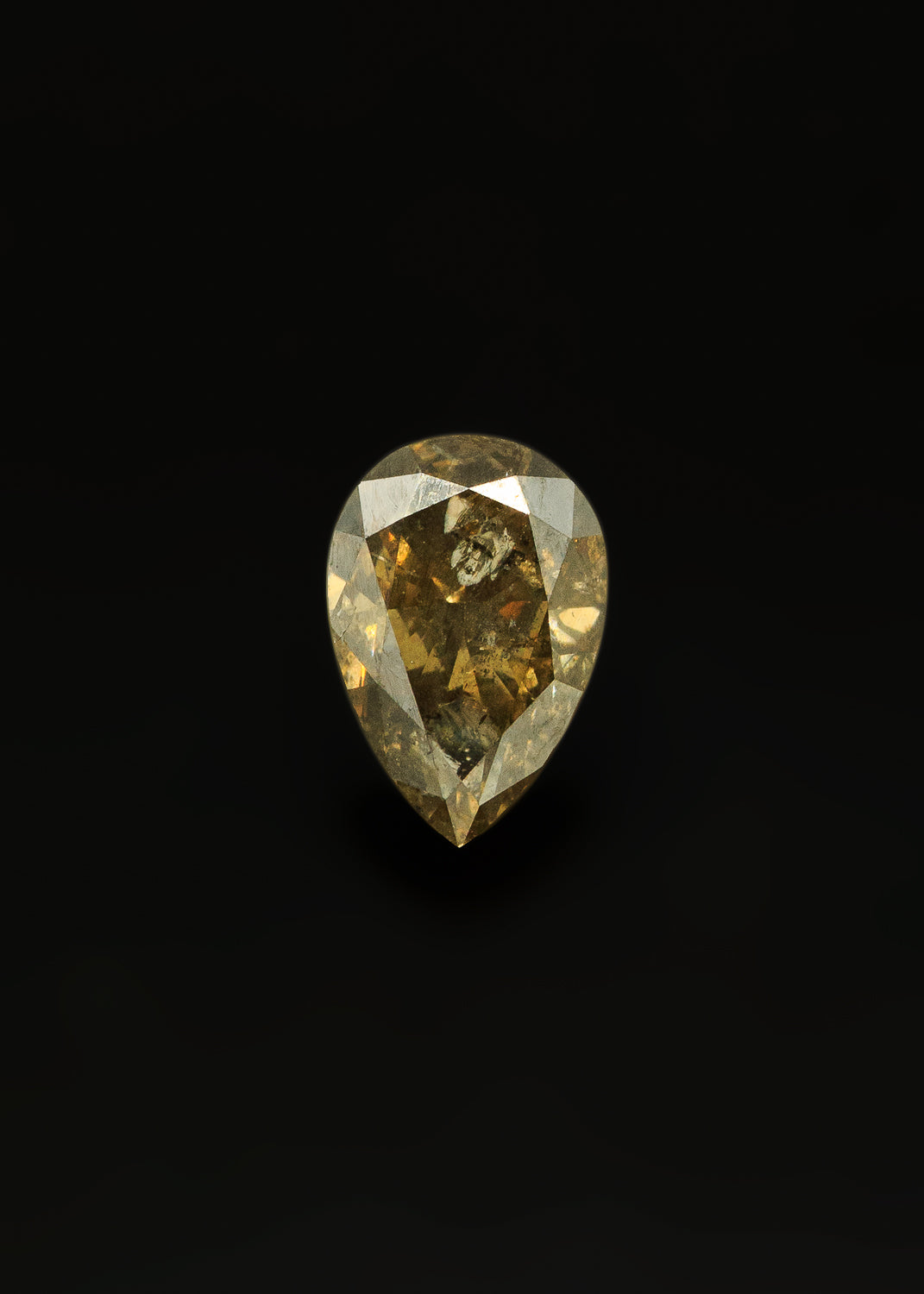 "DUCHESS" PEAR SHAPED CHAMPAGNE DIAMOND-4