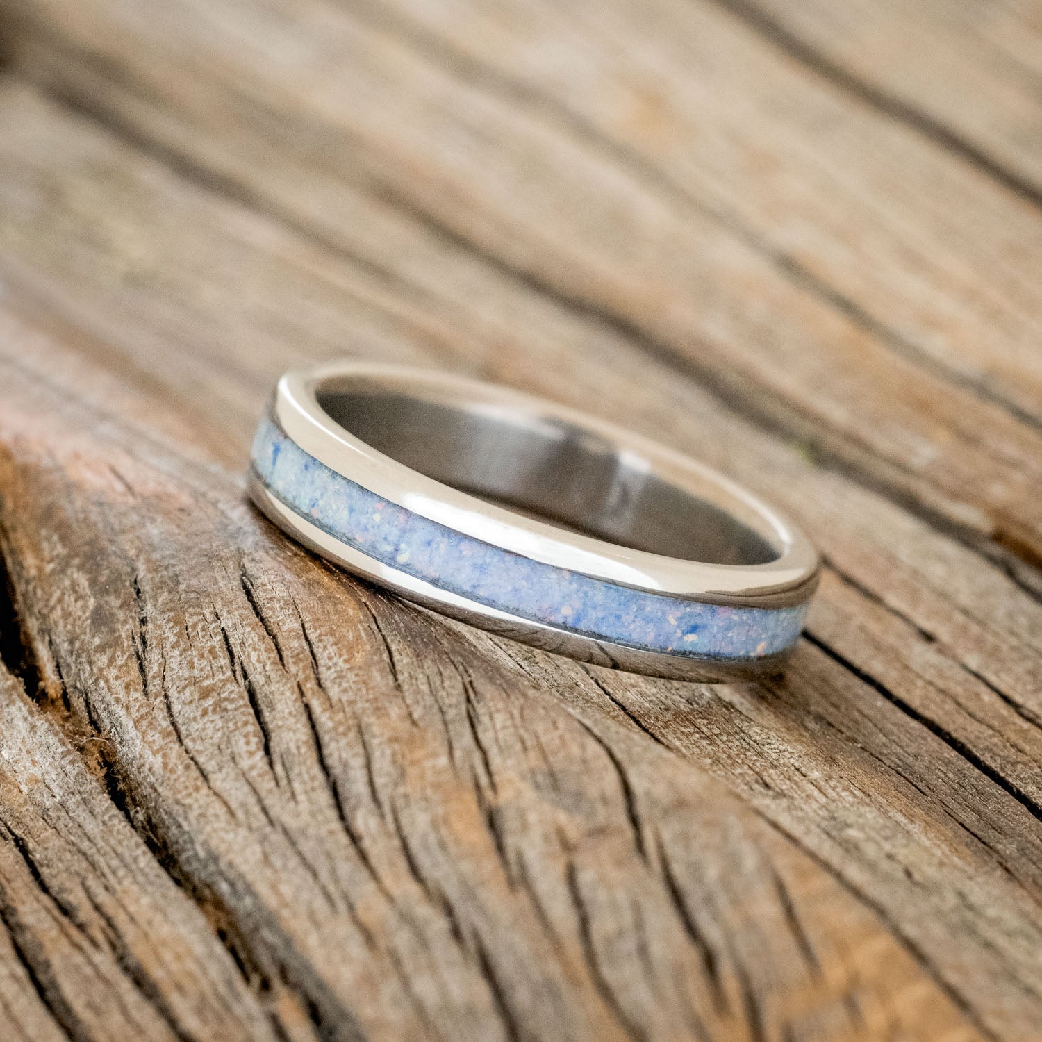 "PERENNA" - COTTON CANDY OPAL STACKING BAND-2