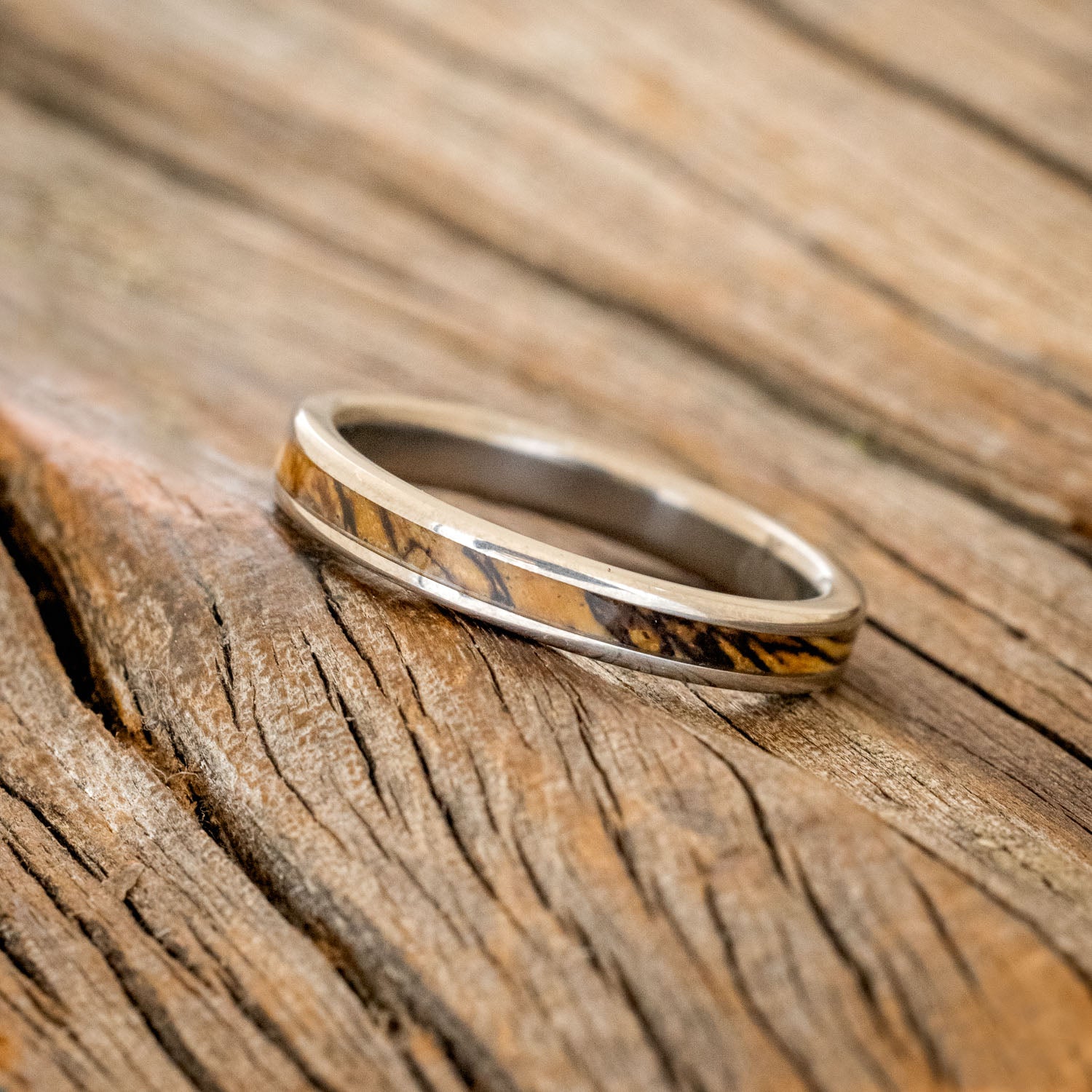 "VERTIGO" - MATCHING SPALTED MAPLE WEDDING BANDS-6