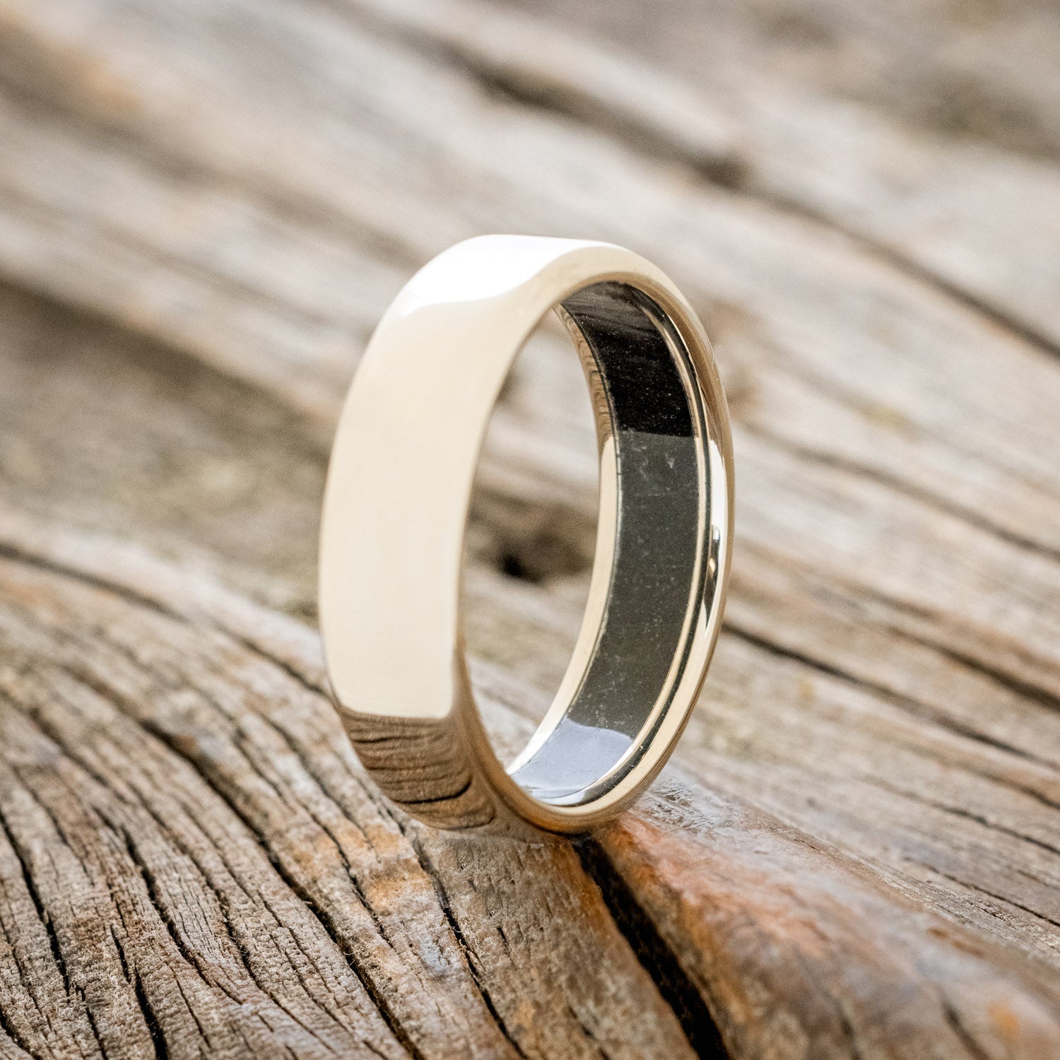 BLACK ONYX LINED WEDDING BAND-15