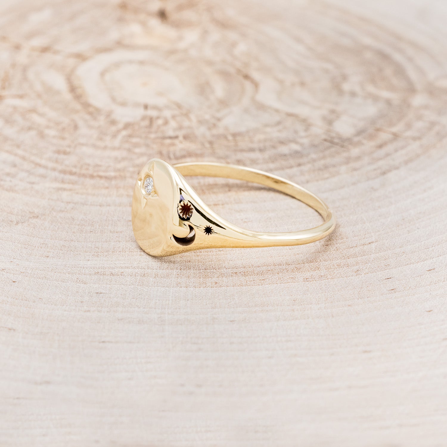 CUSTOM ENGRAVED CLASS RING / CUSTOM SIGNET RING-3