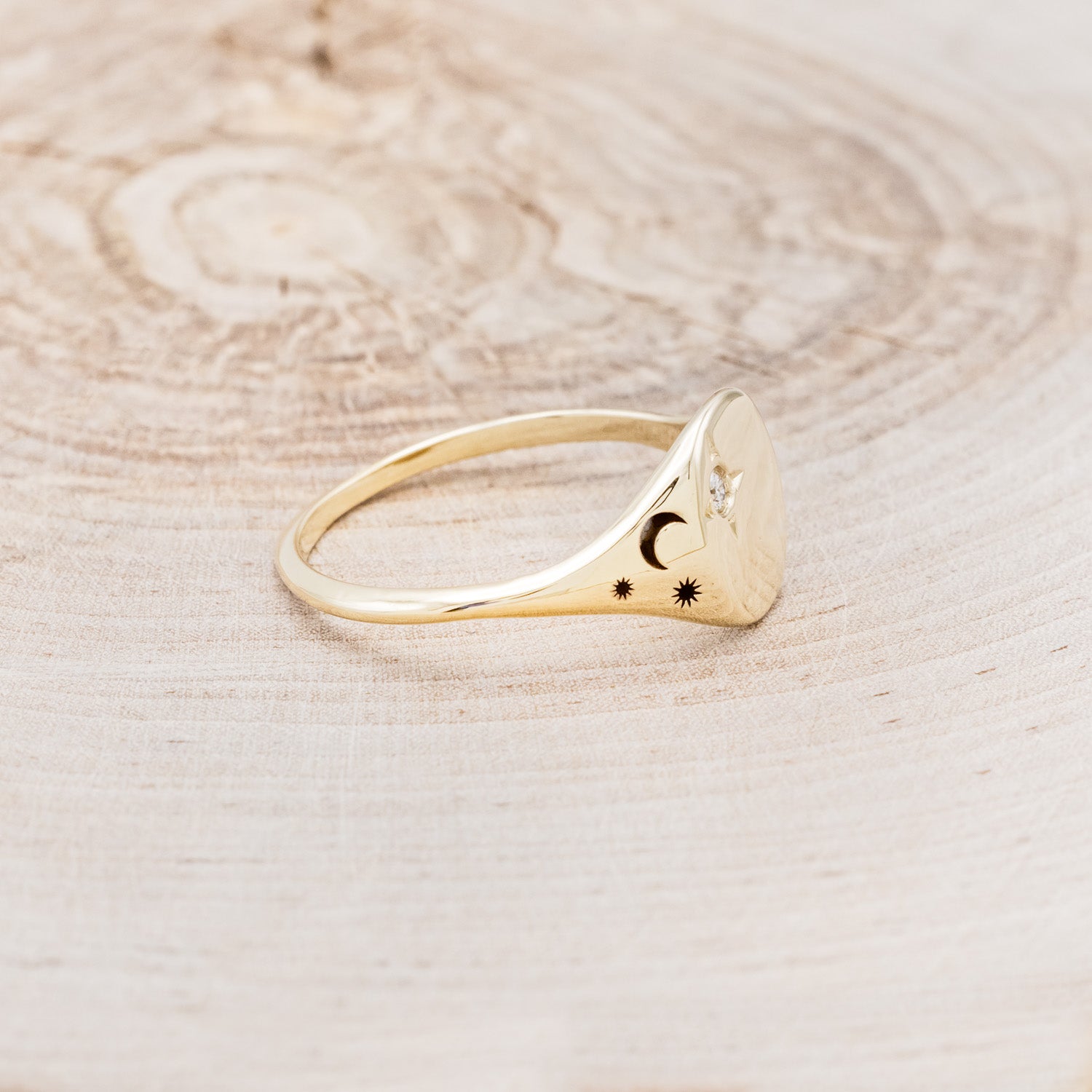 CUSTOM ENGRAVED CLASS RING / CUSTOM SIGNET RING-2