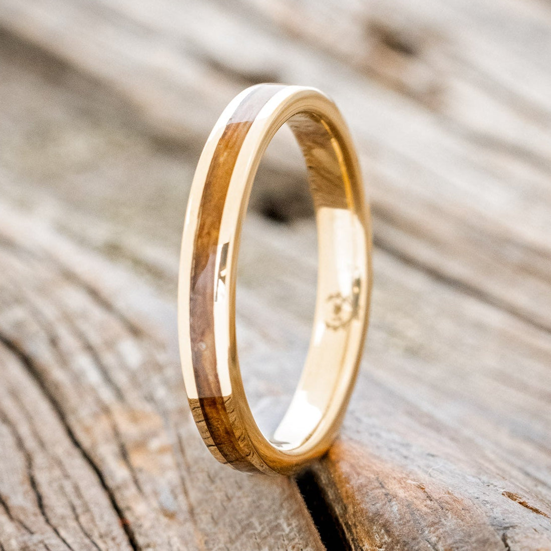 "ETERNA" - WHISKEY BARREL OAK STACKING BAND-12