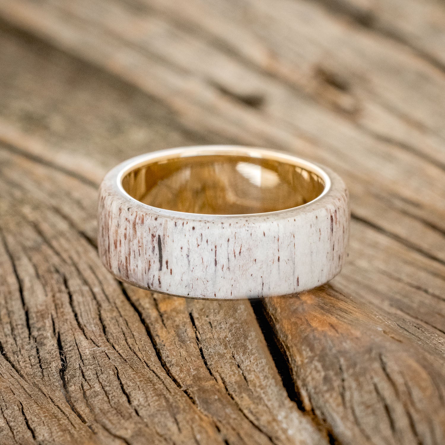 "HAVEN" - ANTLER WEDDING BAND-16