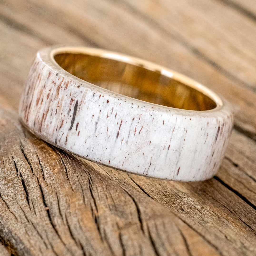 "HAVEN" - ANTLER WEDDING BAND-15