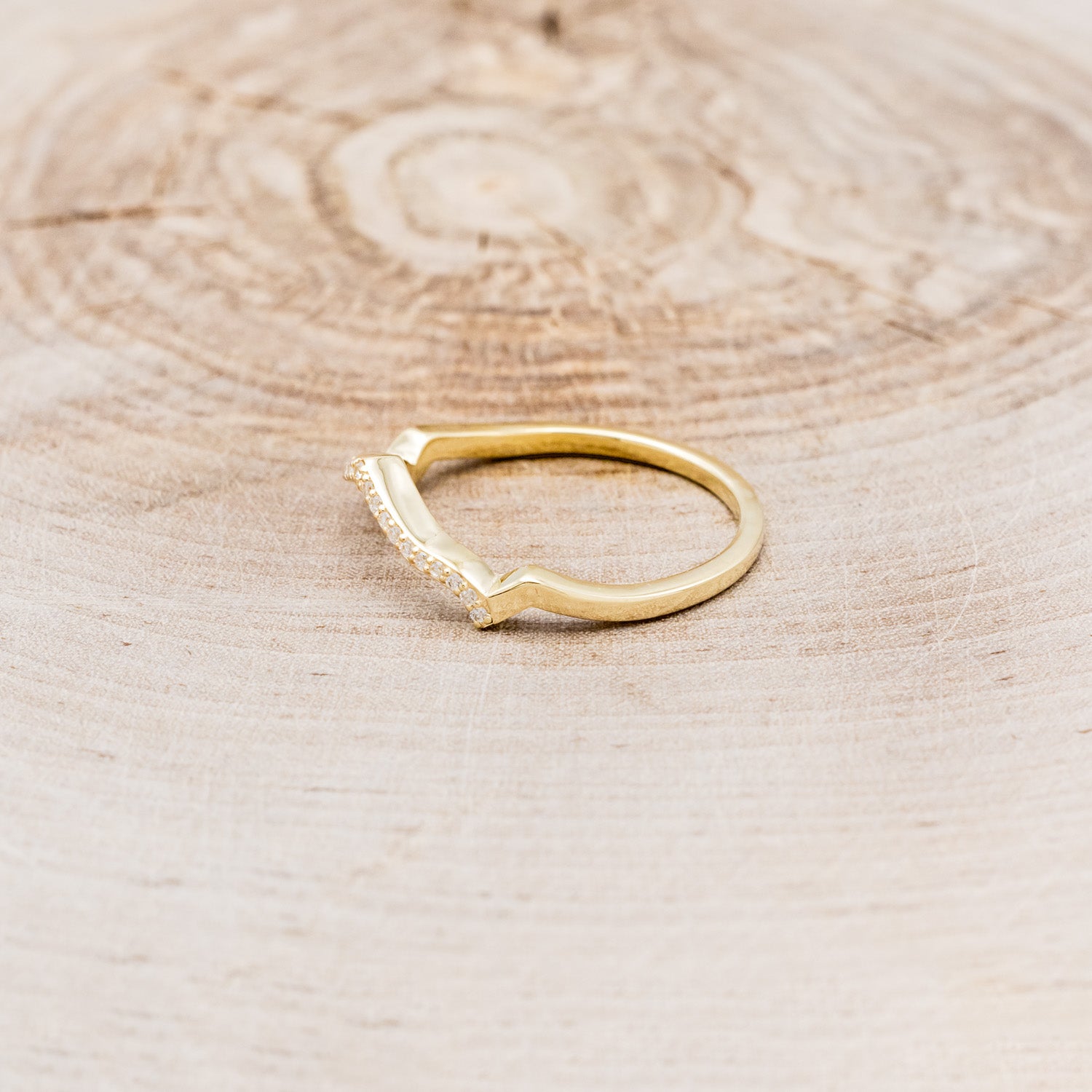 "LUCY IN THE SKY" - ROUND CUT WHITE OPAL ENGAGEMENT RING WITH DIAMOND ACCENTS & TURQUOISE INLAYS WITH DIAMOND TRACER-15