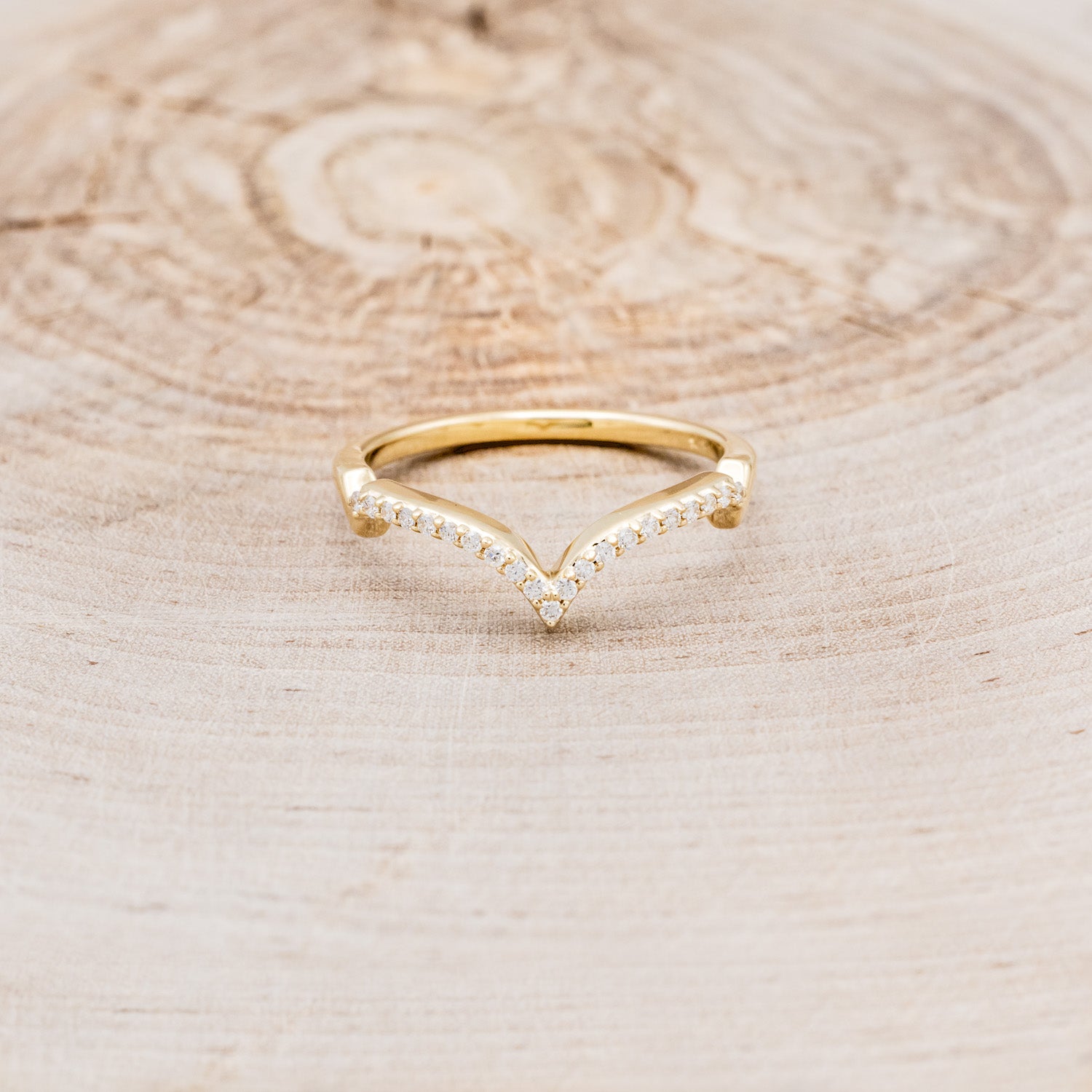 "PERSEPHONE" - BRIDAL SUITE - MARQUISE-CUT MOISSANITE ENGAGEMENT RING WITH DIAMOND ACCENTS & TWO DIAMOND TRACERS-27