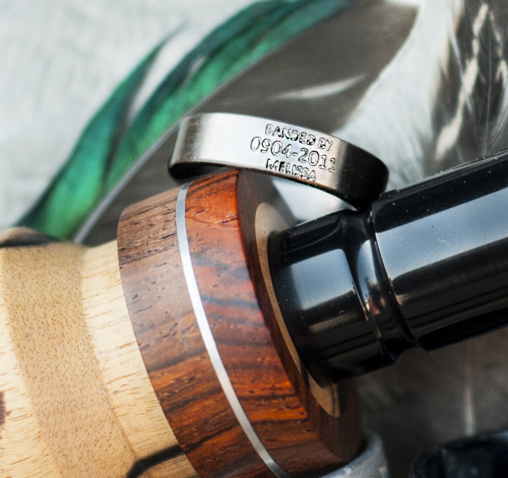 CUSTOM ENGRAVED "DUCK BAND" WEDDING RING-10