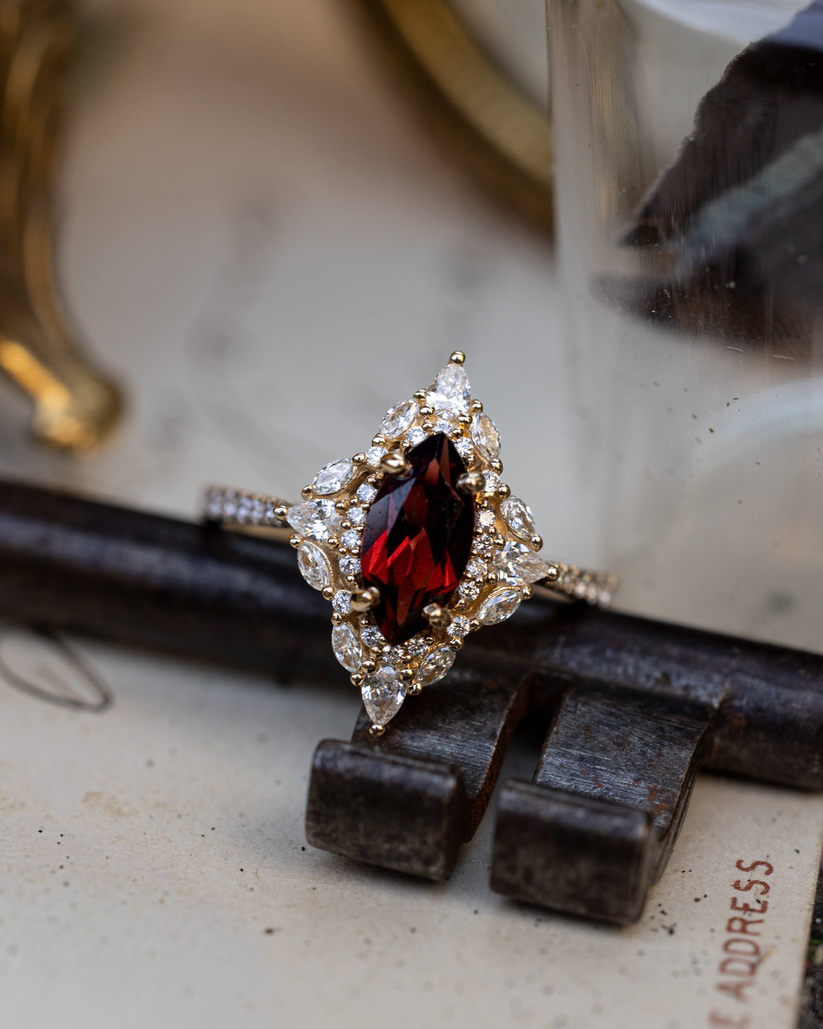 Garnet Engagement Rings | Made-to-Order | Staghead Designs