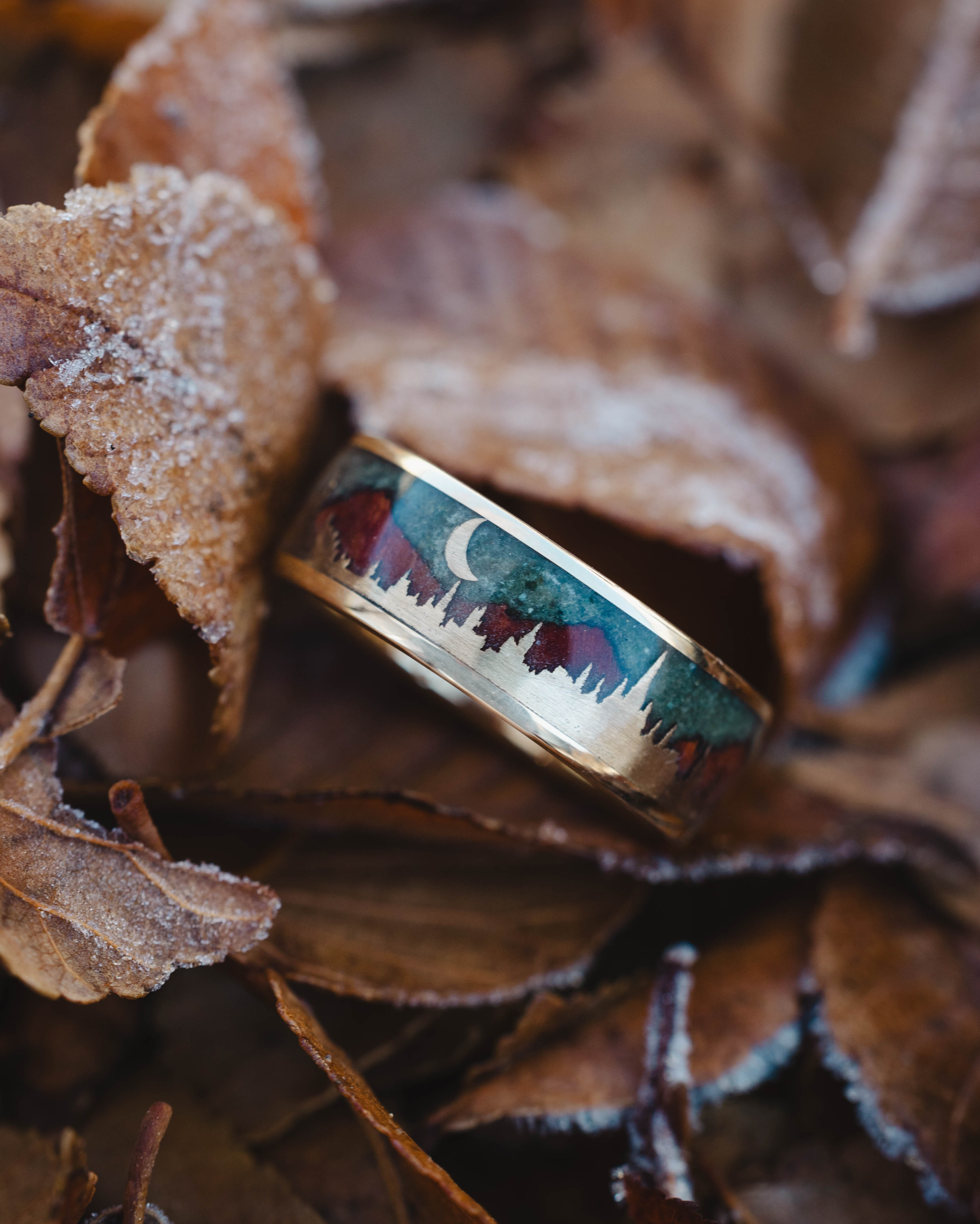 Nature Inspired Wedding Bands