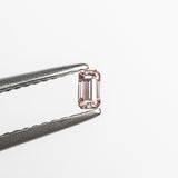 0.12ct 3.42x1.96x1.76mm VS1 Fancy Intense Orangy Pink Cut Corner Rectangle Step Cut 24108-01-Staghead Designs