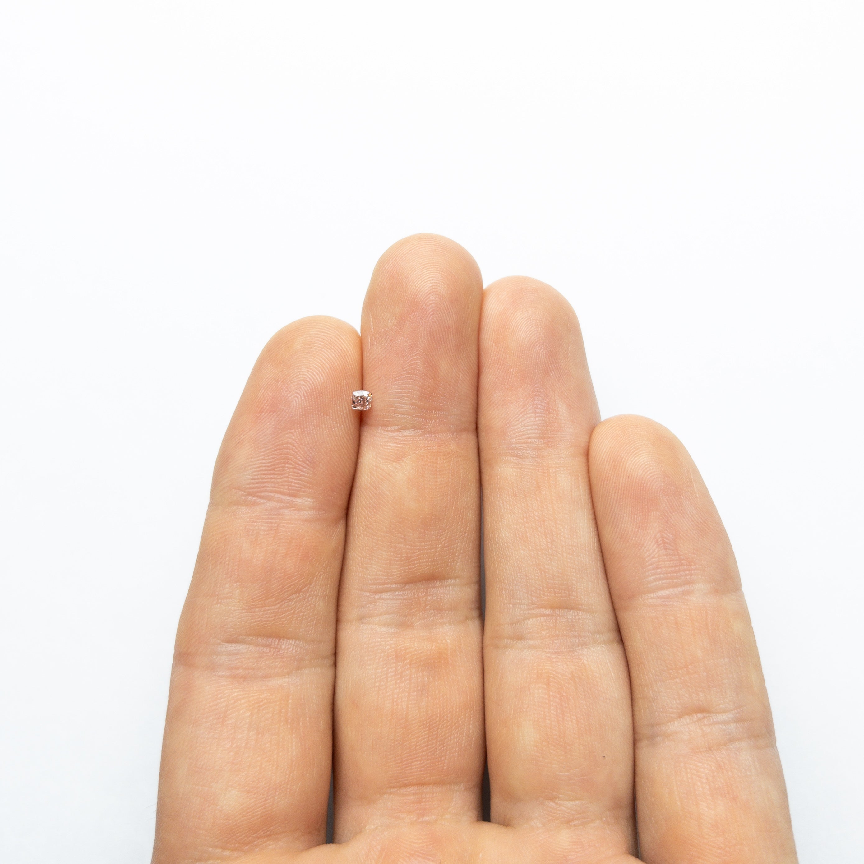 0.13ct 2.79x2.72x1.87mm GIA Fancy Orangy Pink Cushion Brilliant 🇦🇺 24100-01-Staghead Designs