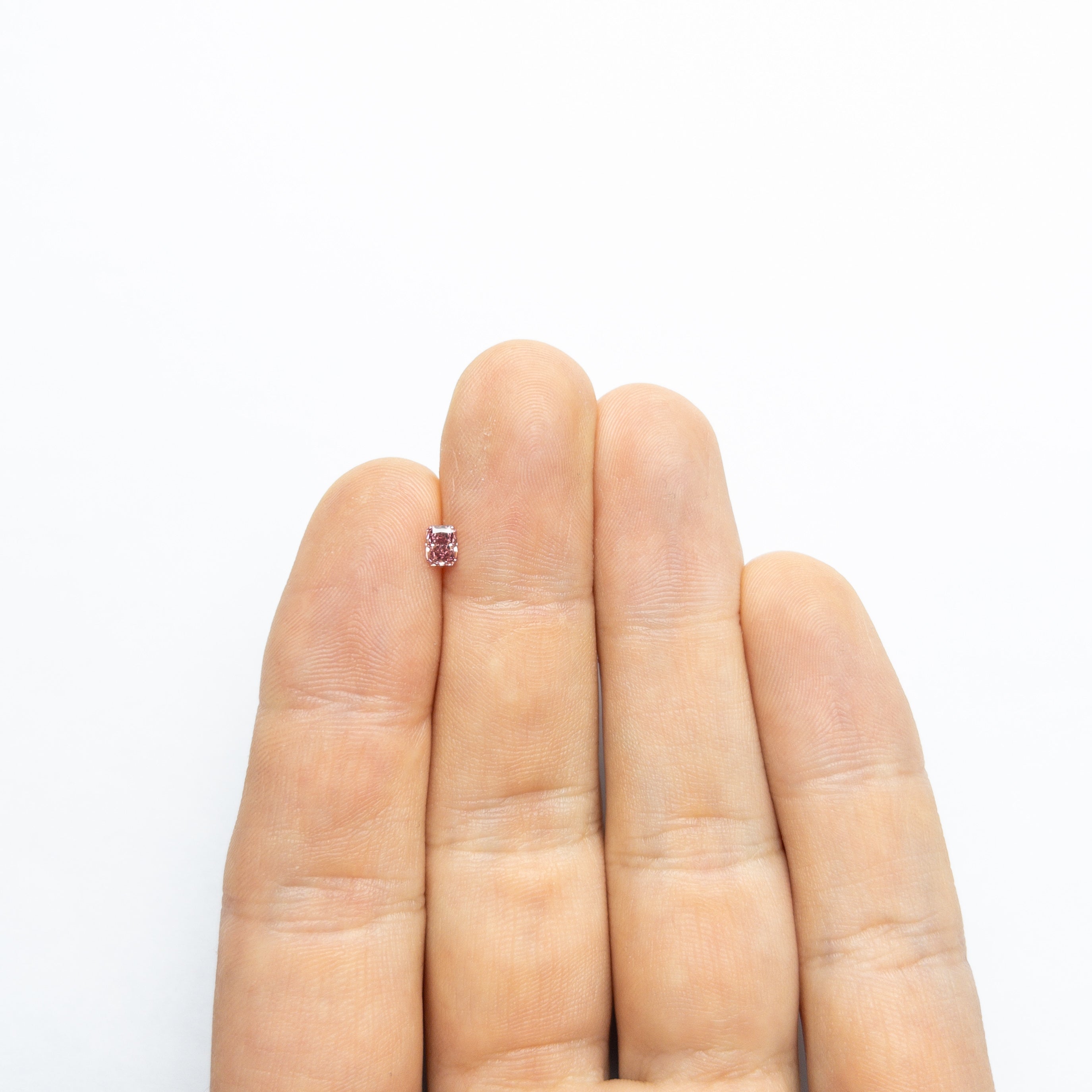 0.30ct 4.22x3.28x2.29mm GIA SI2 Fancy Pink Cut Corner Rectangle Brilliant 24156-01-Staghead Designs