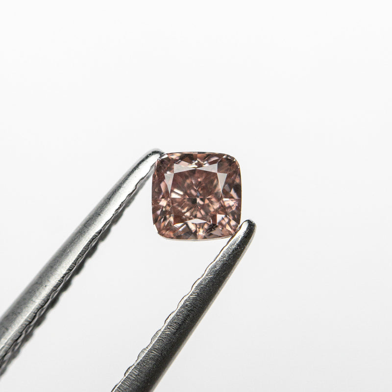 0.31ct 3.57x3.54x2.57mm GIA SI1 Fancy Deep Brownish Orangy Pink Cushion Brilliant 🇦🇺 24105-01-Staghead Designs