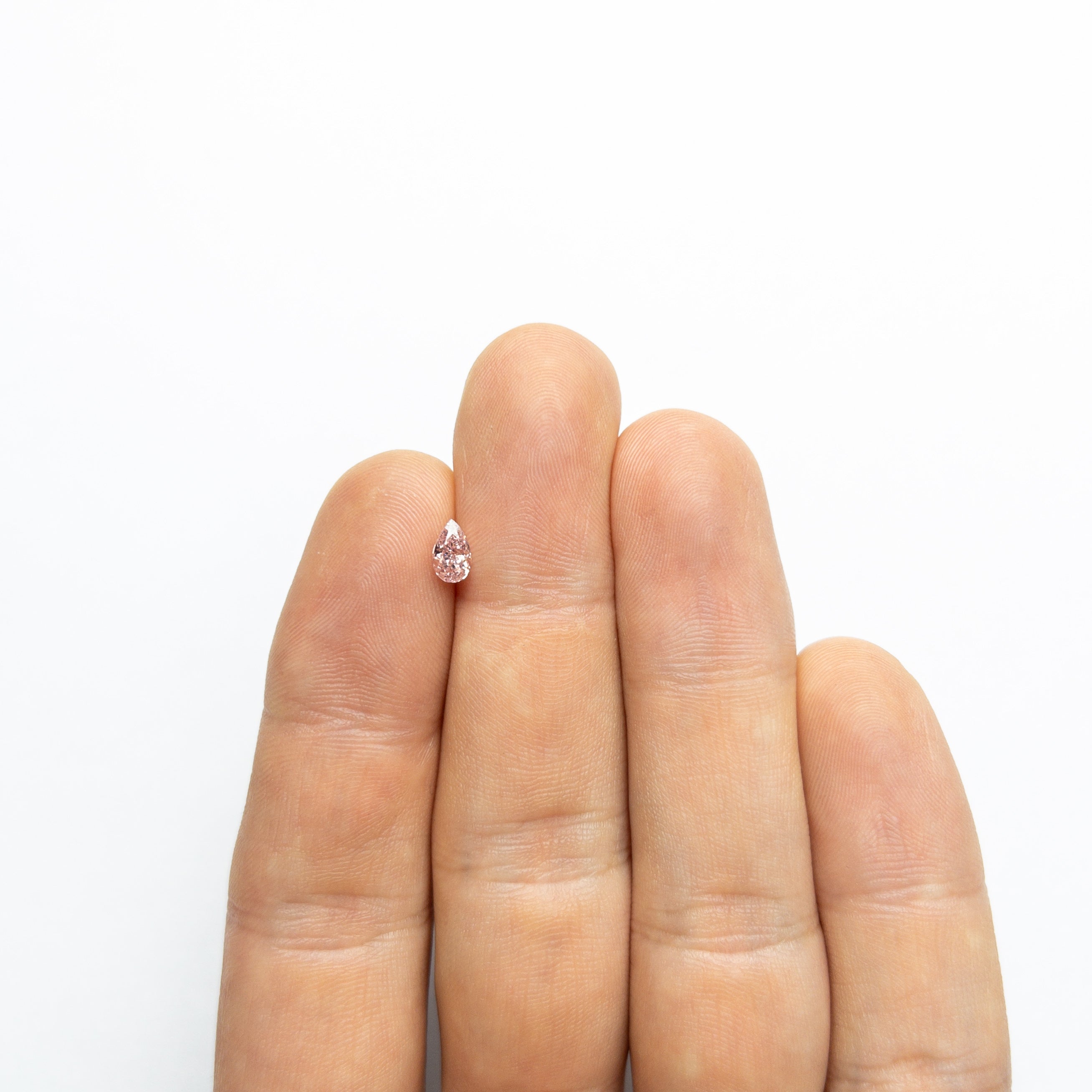 0.50ct 6.21x3.75x2.84mm GIA SI2 Fancy Orangy Pink Pear Brilliant 24130-01-Staghead Designs